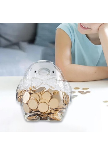 Dolıty Para Tasarrufu Pot Kavanoz Masa Üstü Dekorasyon Heykel 12cmx11,5cm