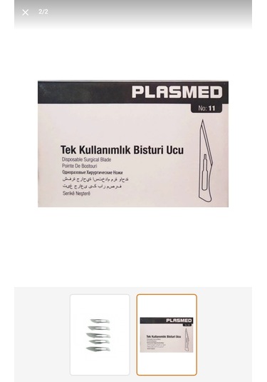 11 NO BİSTÜRİ UCU  100 Adet