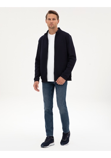 Pierre Cardin Erkek Lacivert Hırka Örme 50317668-vr033 Lacivert