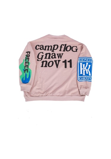 Madmext Mad Girls Bej Baskılı Oversize Sweatshirt Mg1206