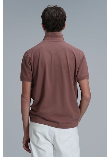 Lufian Erkek Laon Smart Polo T-shirt 111040164 Kiremit Lufian Erkek Laon Smart Polo T-shirt 111040164 Kiremit