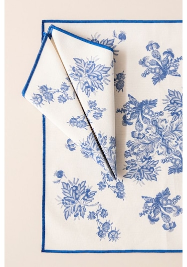 Elysian Blue, Premium Seri Mutfak Sunum Peçetesi, Duck Keten Kumaş 40x40cm 483707