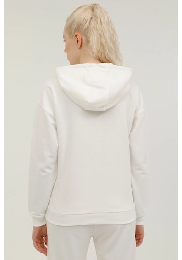 Lumberjack Wb Hoodie 3pr Ekru Kadın Sweatshirt 17sn80 001