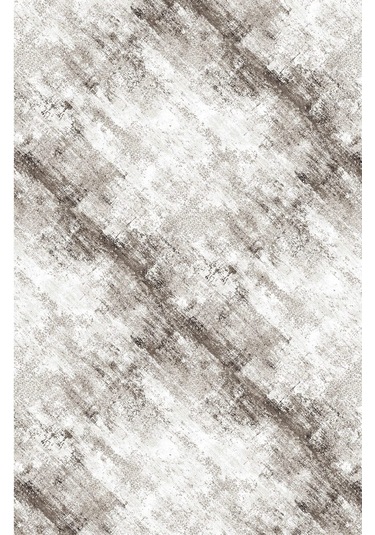 Raschel Carpet Çizgi Desenli Kahverengi Kaymaz Taban Kalın Peluş Halı - Yolluk