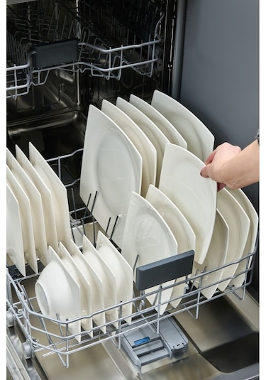 Karaca  Square Bone Mensa 24 Parça 6 Kişilik Yemek Takımı Beyaz