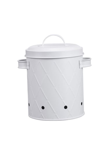 Suntek Magideal Patates Soğan Sarımsak Kutusu Sebze Saklama Beyaz-stil-b