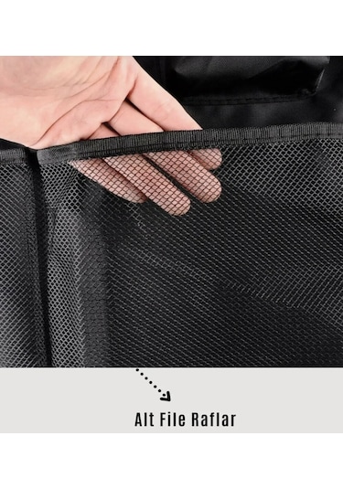 Carub Oto Bagaj Organizer 8 Cepli 85x48cm Cırtlı