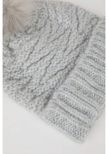 DeFacto Kadın Ponponlu Bere Y1089AZ24WNGR150