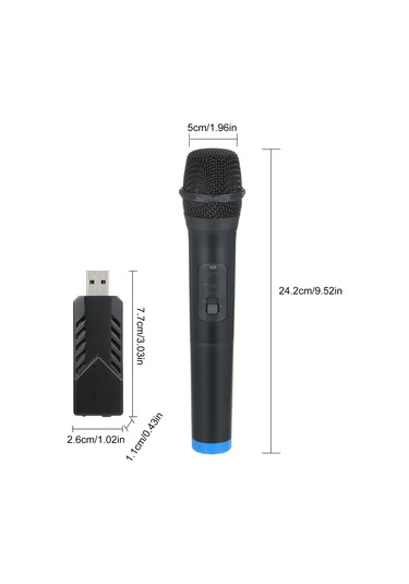 Yunboo Kablosuz El Mikrofonu - Usb Alıcılı, 50m Menzilli, Profesyonel Ses Kalitesi