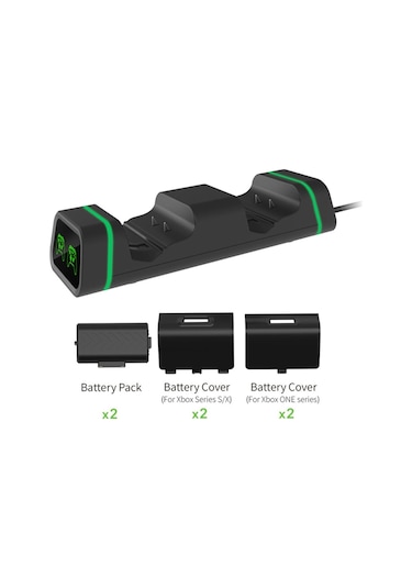 Dobe Xbox One-Series S/X Joystick 2Xbatarya ve Şarj Standı