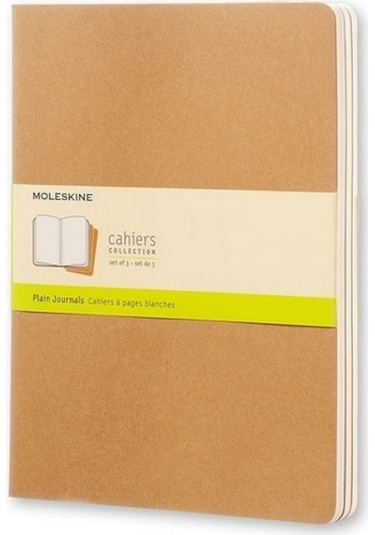 Moleskine Chair 3 Lü Defter Kraft Çizgisiz - 19x25