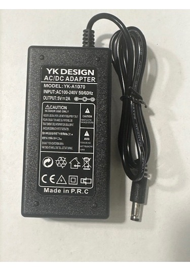 5 Vollt 2 Amper Adaptör 5 Volt 2 Amper 5.5 Mm 2.5 Mm Adaptör