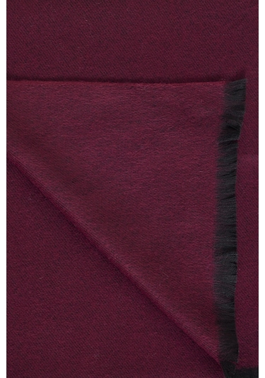 AC&Co / Altınyıldız Classics  Erkek Bordo Desensiz Sıcak Tutan Triko Atkı Bordo