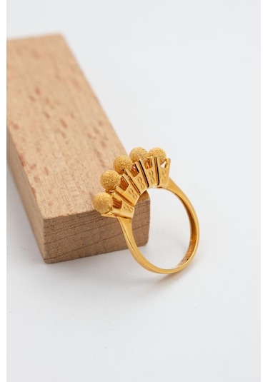 Latif Kuyumculuk 22 Ayar Altın Beaştaş Model Yüzük Lkyzk1522