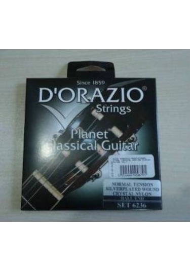 D'orazio İtalyan Klasik Gitar Tel Seti Siyah Misinalı
