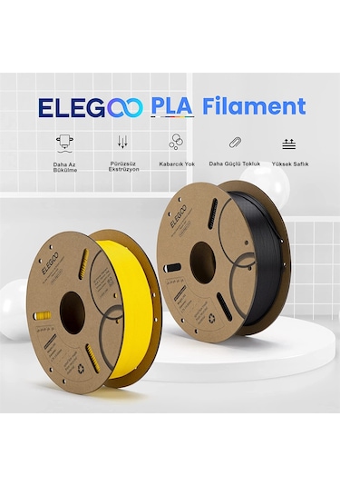Elegoo Pla Filament Siyah 1kg