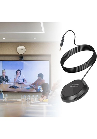Homyl Konferans Mikrofonu 3,5 Mm, Bilgisayar Mikrofonu, Kompakt