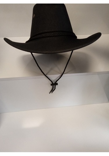 Suyutti Arıcı Store Yeni Sezon Geniş Model Siyah Hasır Kovboy Şapka Siyah