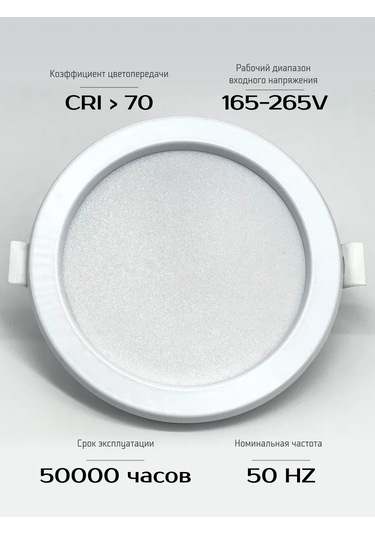 Truenergy Gömme Led Tavan Lambası, 9w 168281010 Beyaz