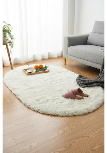 Yolluk Krem Kaymaz Taban Peluş Oval