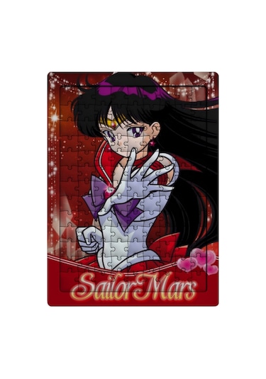Ghostbastır Design Sailor Mars 99 Parça Ayaklı Puzzle Dekoratif Çocuk Yapbozu 0136