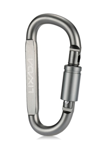 Lixada D-şeklinde Karabina Kilidi Aşırı Dayanıklı Alüminyum Alaşım Karabina Çadır İpi Karabina Sırt Çantası Askısı Karabina