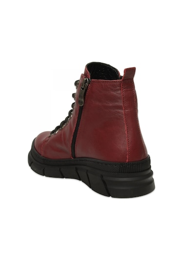 Mammamia D25kb-1935 Günlük Bordo Kadın Bot Bordo