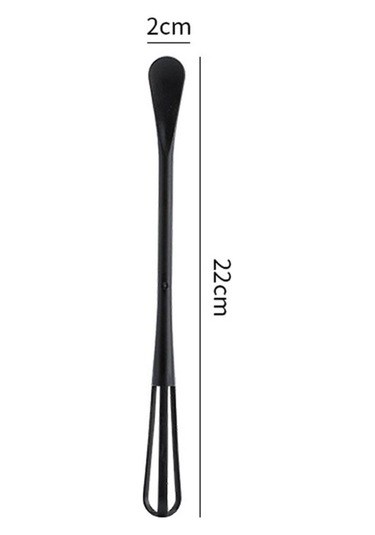 Dancemonkey Cbtx Ev Mini Çırpma Küçük Kaşık Mutfak Çok Fonksiyonlu Karıştırma Çubuğu Beyaz, Küçük Kaşık İle Pratik Karıştırma Beyaz