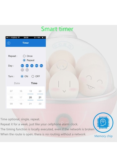 Homyl Google Ana Sayfa Için 16a Wifi Akıllı Ab Tak Güç Prizi 10.8x5.6x7.3cm