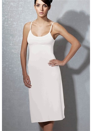 Doreanse Kadın Uzun Gecelik 11129 Ten