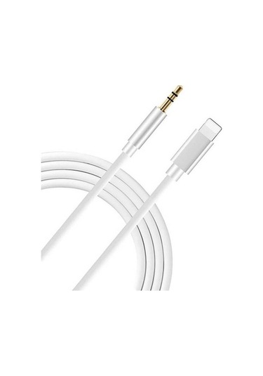 Apple Uyumlu iPhone iPad Lightning To 3.5mm Ses Çevirici Aux Kablo 1m