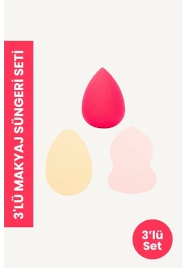 Pop Beauty Makyaj Süngeri Seti Pembe Tcy00537722013
