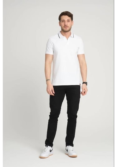 Alexander Gardi Alexandergardı Polo Yaka T-shirt E22-70500 Beyaz