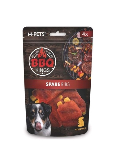M-pets Bbq Kings Spare Ribs Tavuklu Köpek Ödül Maması 85gr