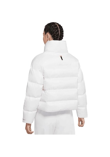 Nike Sportswear Down Fill Therma Fit City Series Full Zip Kadın Bol Kesim Kaz Tüyü Spor Ceket Beyaz