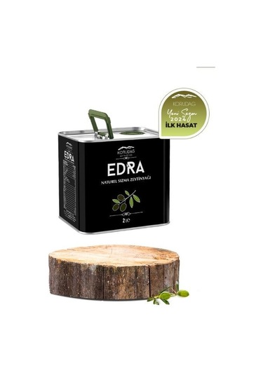 Korudağ Zeytin Çiftliği Edra Erken Hasat Soğuk Sıkım Sızma Zeytinyağı İlk Hasat 2 L