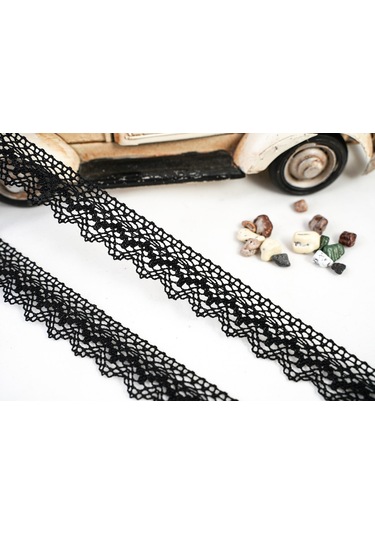 Alka Dantel Merserize Kopanaki 10 Metre 8752 Merserize Black