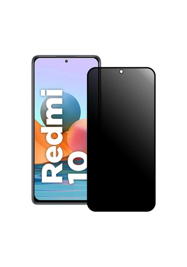 Xiaomi Redmi 10 -uyumlu Privacy Hayalet - Temperli Cam Ekran Koruyucu-anti Static Esd Hd
