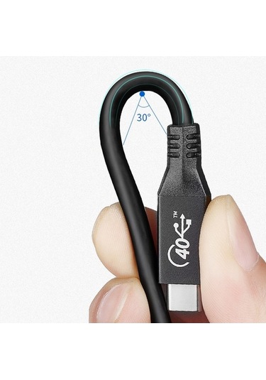Novahub Usb4 Type-c Kablo: 8k 60hz Video, 40gbps, 100w Hızlı Şarj, Thunderbolt3, 1m Uzunluk, Yüksek Hızlı Veri Aktarımı