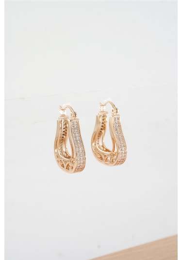 Kadın Vip Seri Xuping Rose Gold Küpe Seti Rose Gold