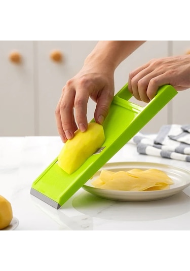 Çok Amaçlı Çelik Bıçaklı Sebze Doğrayıcı Mandolin Dilimleyici Patates Soyucu Havuç Peynir Rendesi Mutfak Aksesuarları Aletleri Diğer