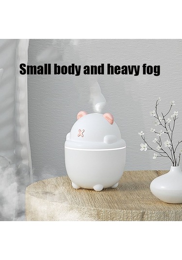 Dancemonkey Mj013 Usb Mini Hava Nemlendirici Ev Masaüstü Araba Aroma Difüzör Pembe, Hızlı Nemlendirme