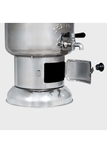 Sözenler 6 L Krom Odunlu Kömürlü Semaver