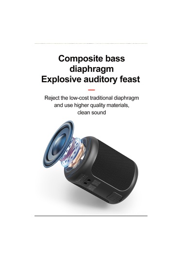 Xindoker Xdobo Draco 15w Taşınabilir Bluetooth Hoparlör: Tws, Ipx6 Su Geçirmez, Güçlü Bas, 25m Sorunsuz İletim, 10 Saat Çalma Süresi, Kırmızı