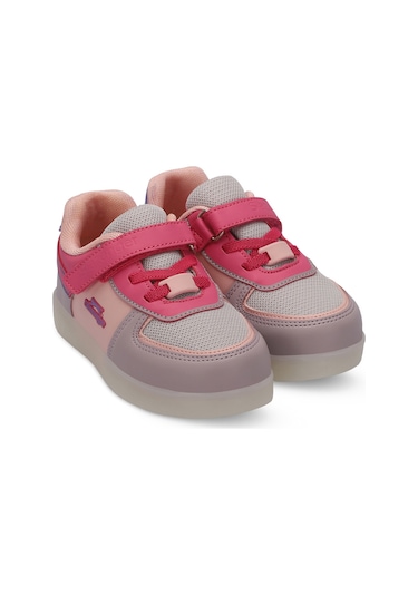 Slazenger PERLE Çocuk Cırt Cırtlı Pembe / Mor Sneaker