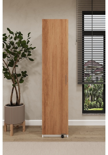 Asra Trend Çok Amaçlı Kiler Dolabı MK-19 %100 MDF Erzak Organizer Dolabı Petra