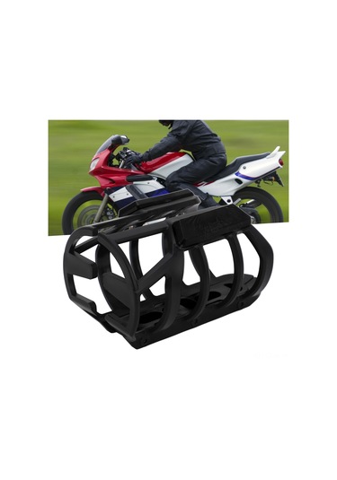 Qingmipy Abs Materyal Motosiklet Su Bardak Tutucu - Bisiklet Elektrikli Araçlar İçin Evrensel Uyumlu, Sağlam Ve Güvenli Taşıma Siyah