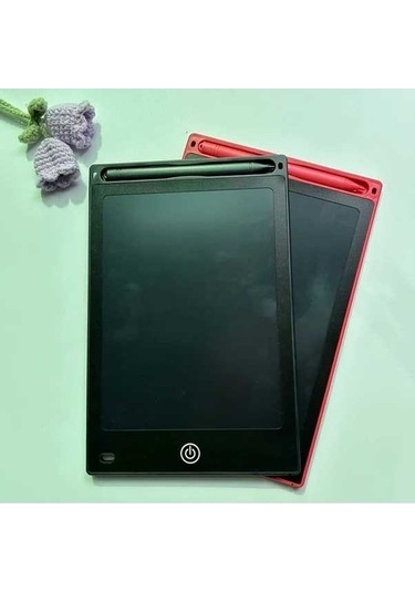 Trendooze Gaojunshop01 Renkli Lcd Tahtası Çizim Yazı Eğitici Kız Erkek Hediye Kırmızı+siyah Çok Renkli
