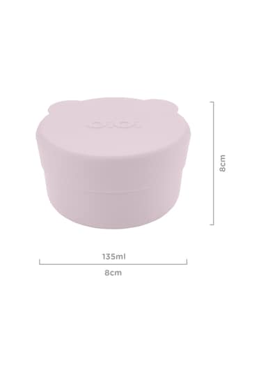 Silikon Kapaklı Mini Kase 2'li Mini Bites - Misty Lilac / Powder Grey