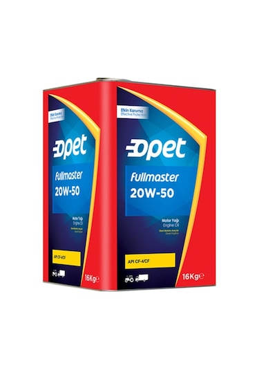 Opet Fullmaster 20W-50 Motor Yağı 16 KG